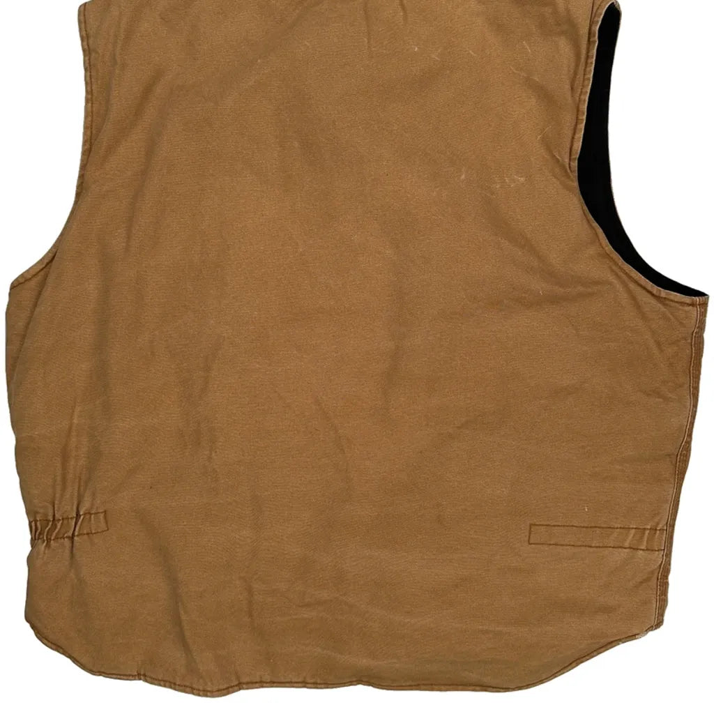 Walls Workwear Vest - XL Brown Cotton