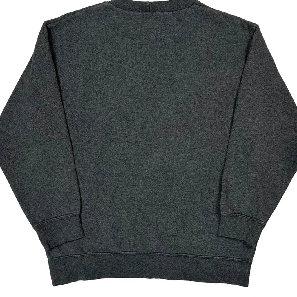 Nike Sweatshirt - Large Gray Cotton