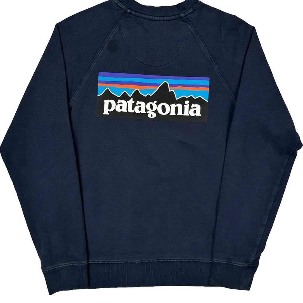 Patagonia Sweatshirt - XS Navy Cotton