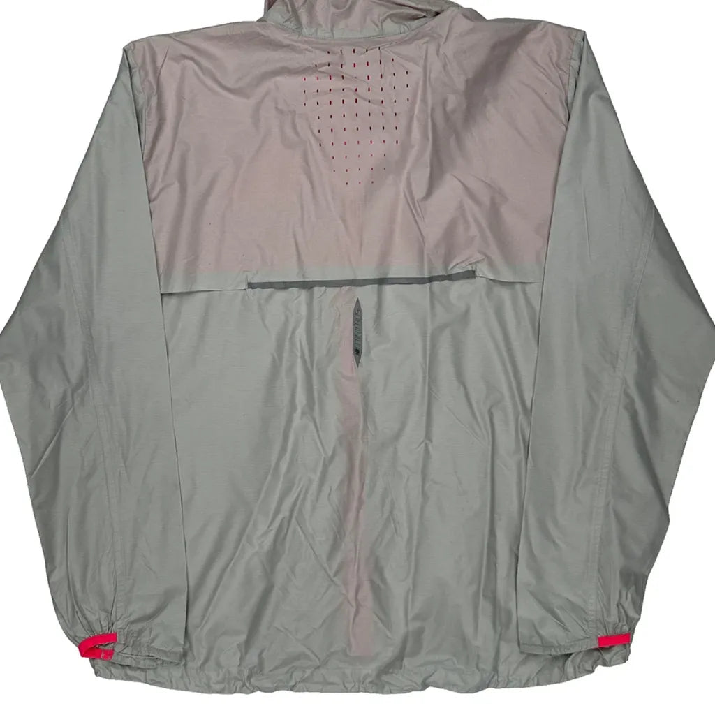 New Balance Windbreaker - 2XL Gray Polyester