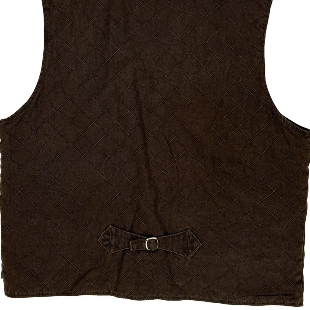 Woolrich Vest - Large Brown Cotton