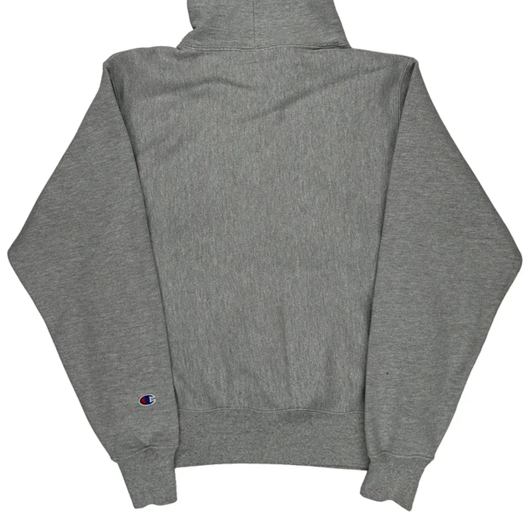 Reverse Weave Champion Hoodie - Small Gray Cotton