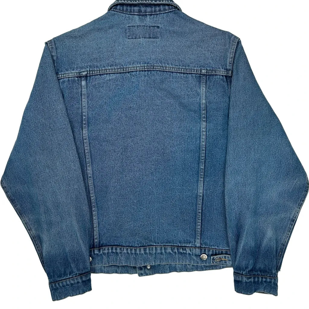 Wrangler Denim Jacket - Medium Blue Cotton