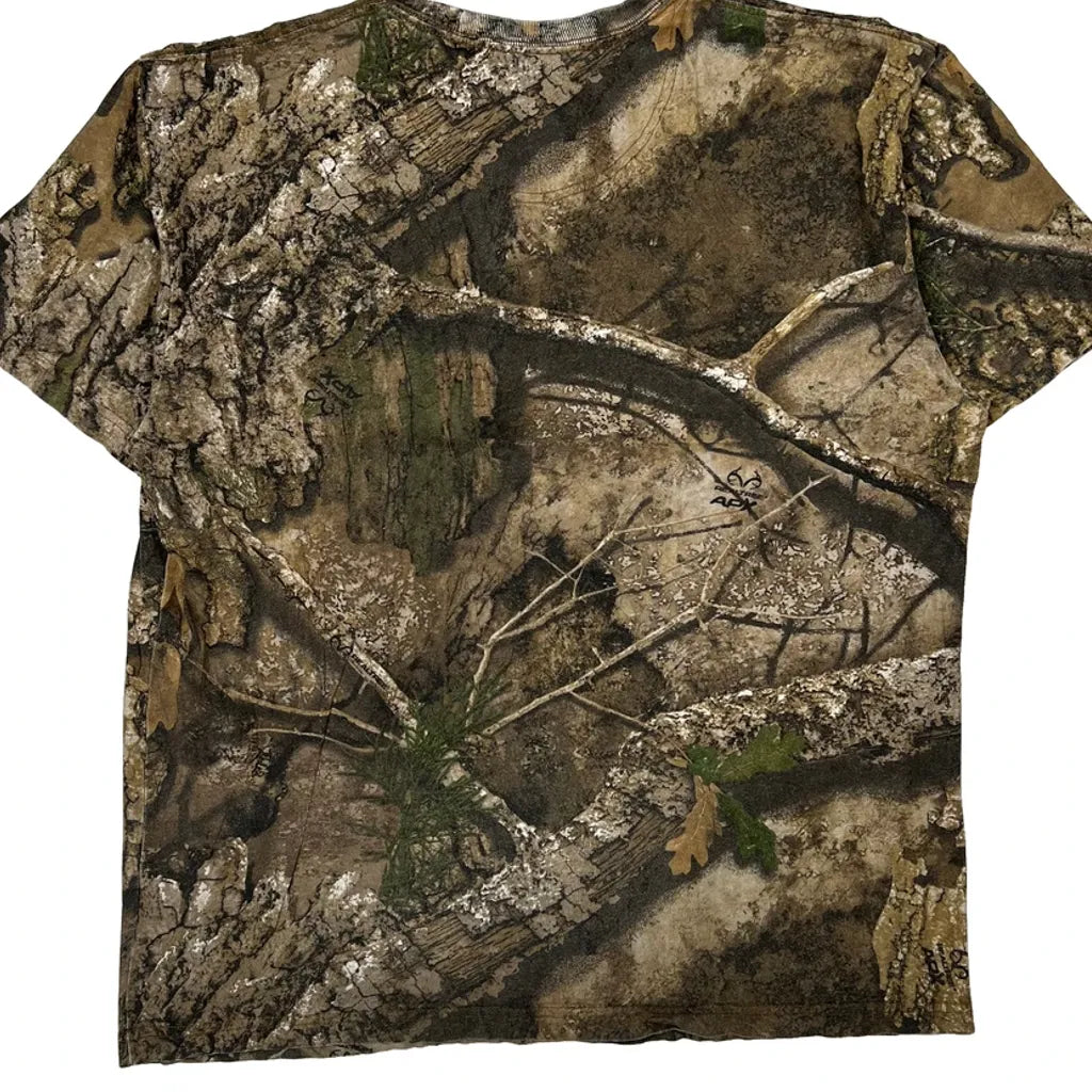Realtree Camo T-Shirt - XL Camo Cotton