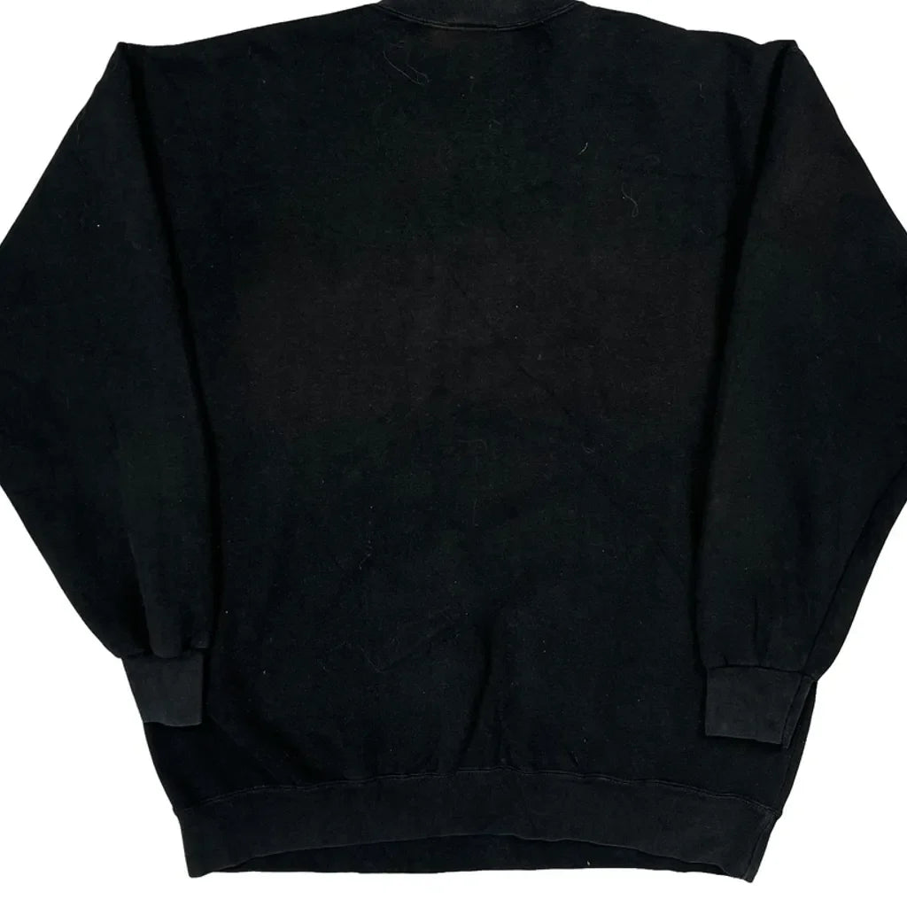 Planet Hollywood Graphic Sweatshirt - Medium Black Cotton