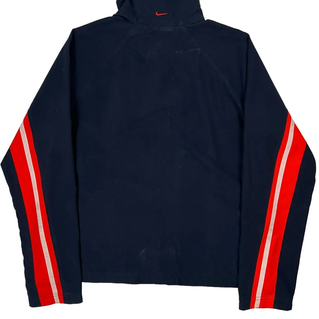 Nike Track Jacket - Medium Navy Polyester