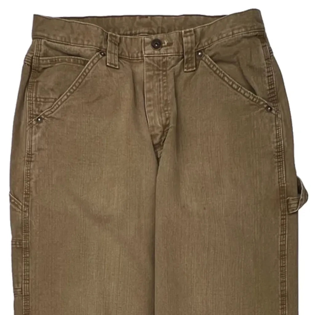 Wrangler Carpenter Pants - 31W 34L Brown Cotton