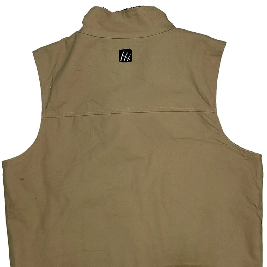 Fintech Workwear Vest - Large Beige Cotton