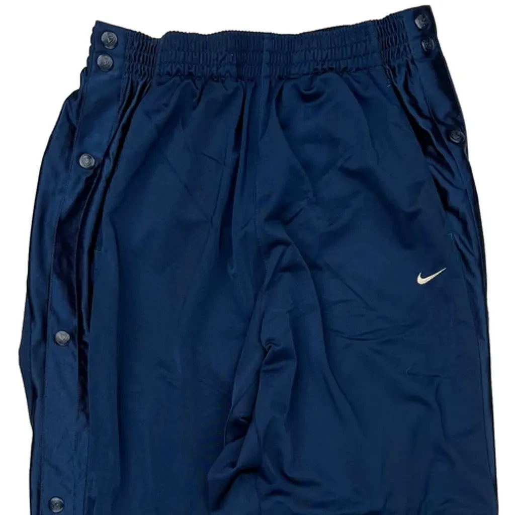 Nike Track Pants - Large Blue Polyester