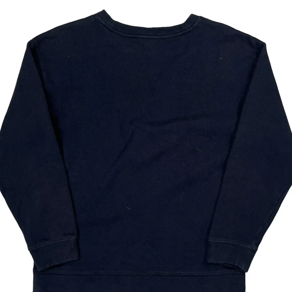 Tommy Hilfiger Spellout Sweatshirt - Small Navy Cotton
