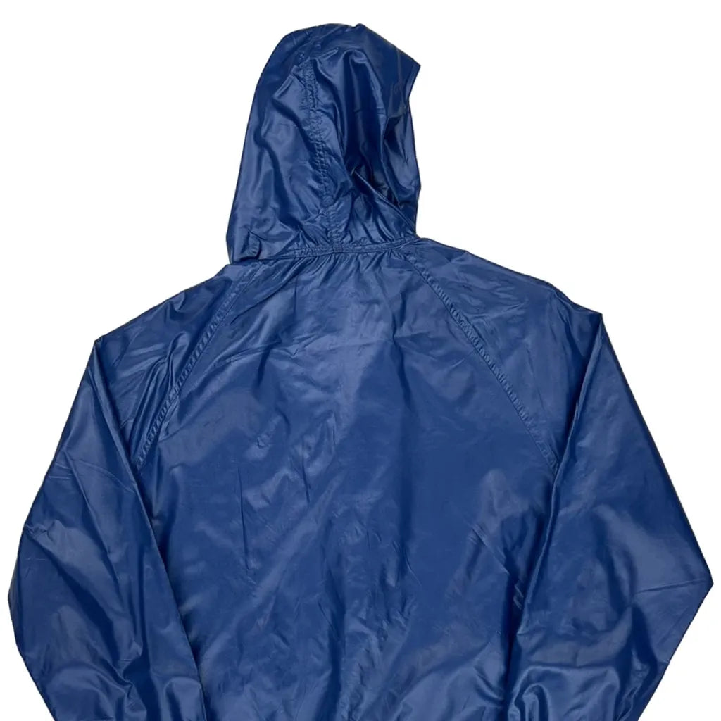 Alligator Lacoste Windbreaker - Large Blue Nylon