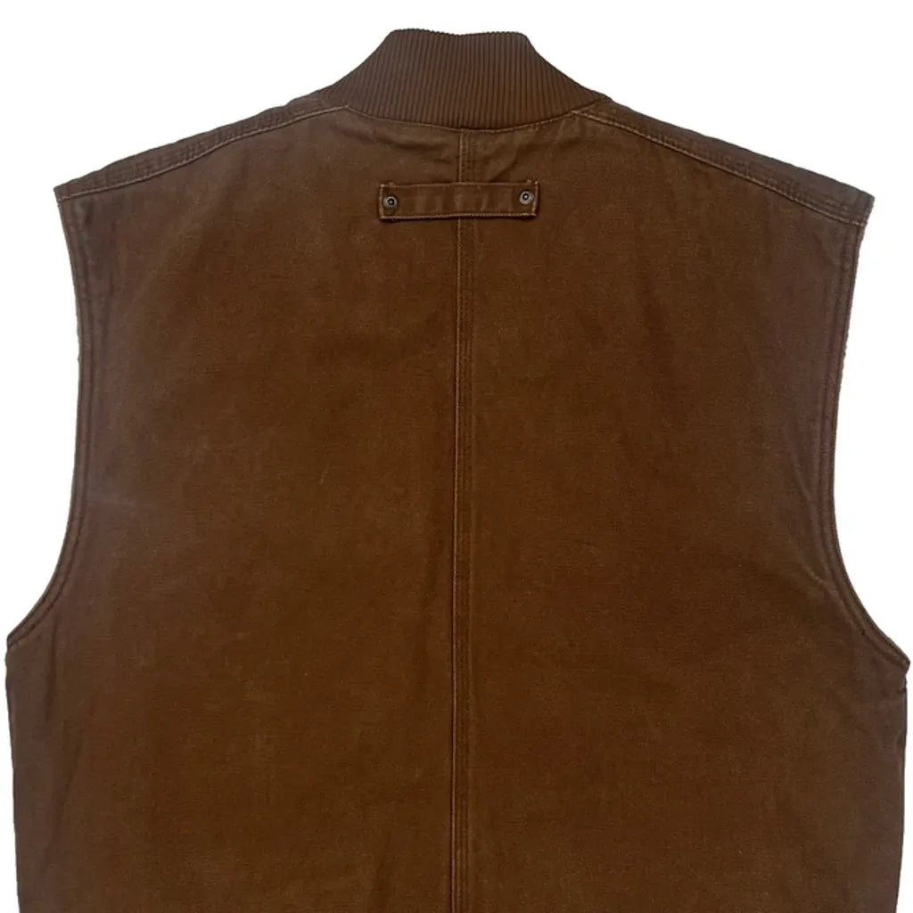 Dickies Vest - Medium Brown Cotton