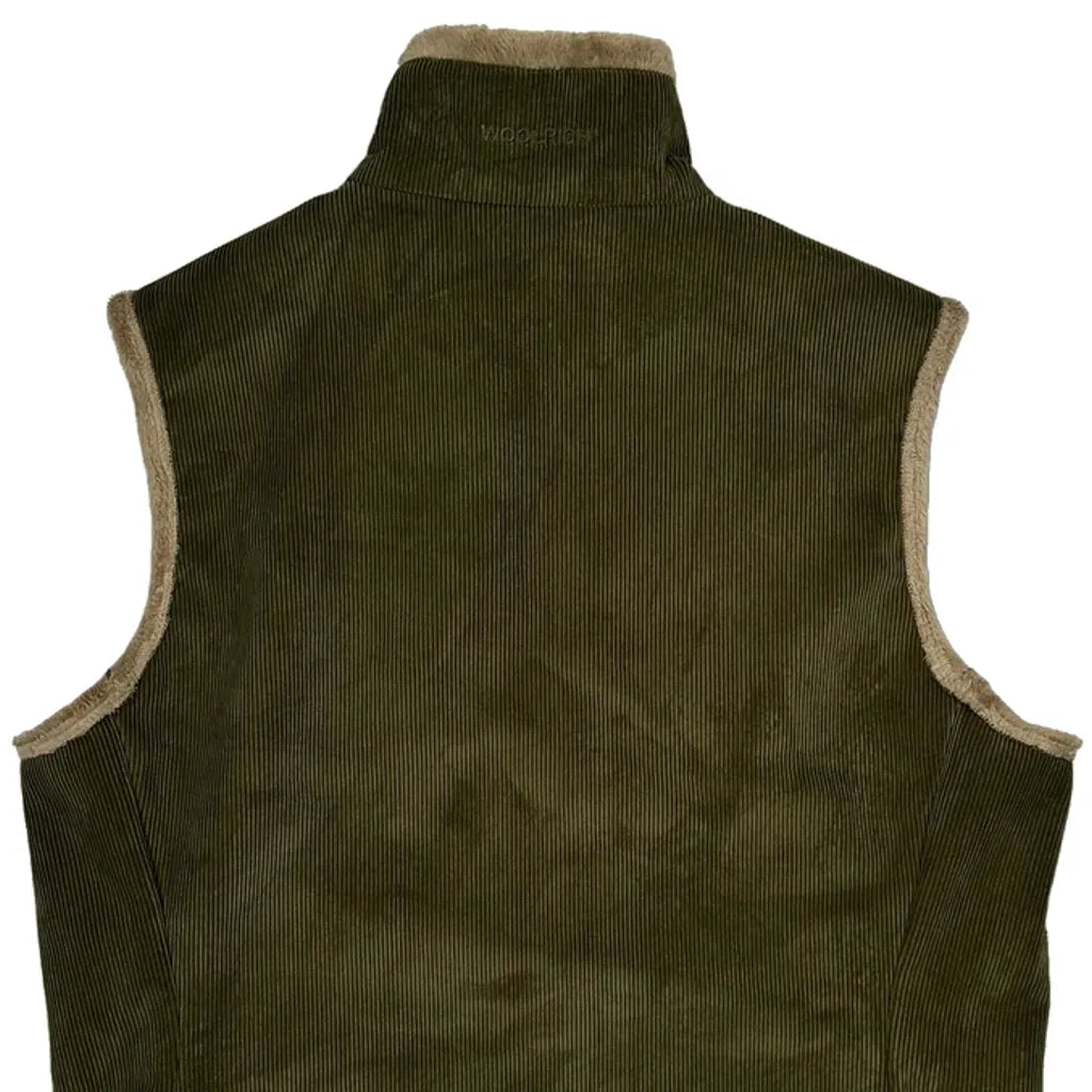 Woolrich Vest - Medium Green Corduroy
