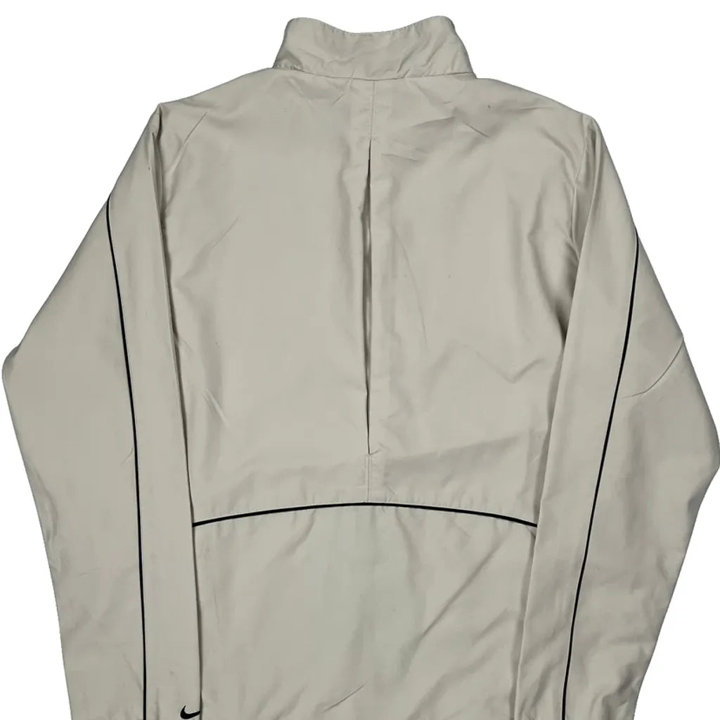 Nike Golf Windbreaker - Large Beige Polyester