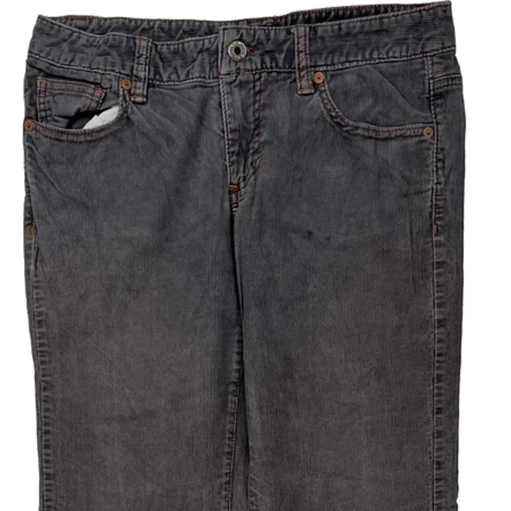 Polo By Ralph Lauren Boot Cut Cord Pants - 30″ Waist Gray Cotton