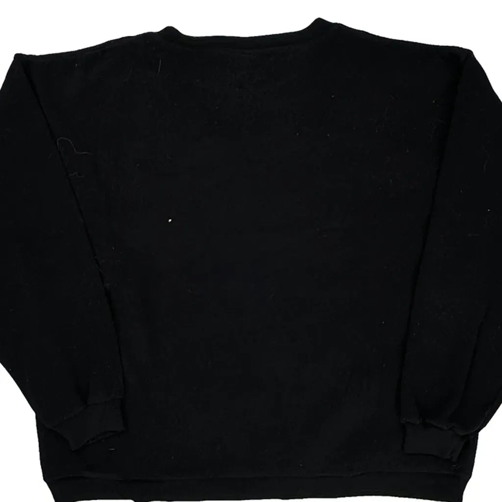 Mickey & Co. Cartoon Sweatshirt - Large Black Cotton