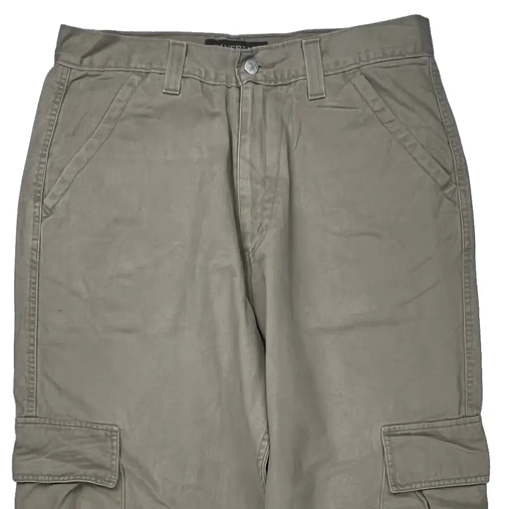 Silver Tab Levis Cargo Pants - 33W 30L Gray Cotton