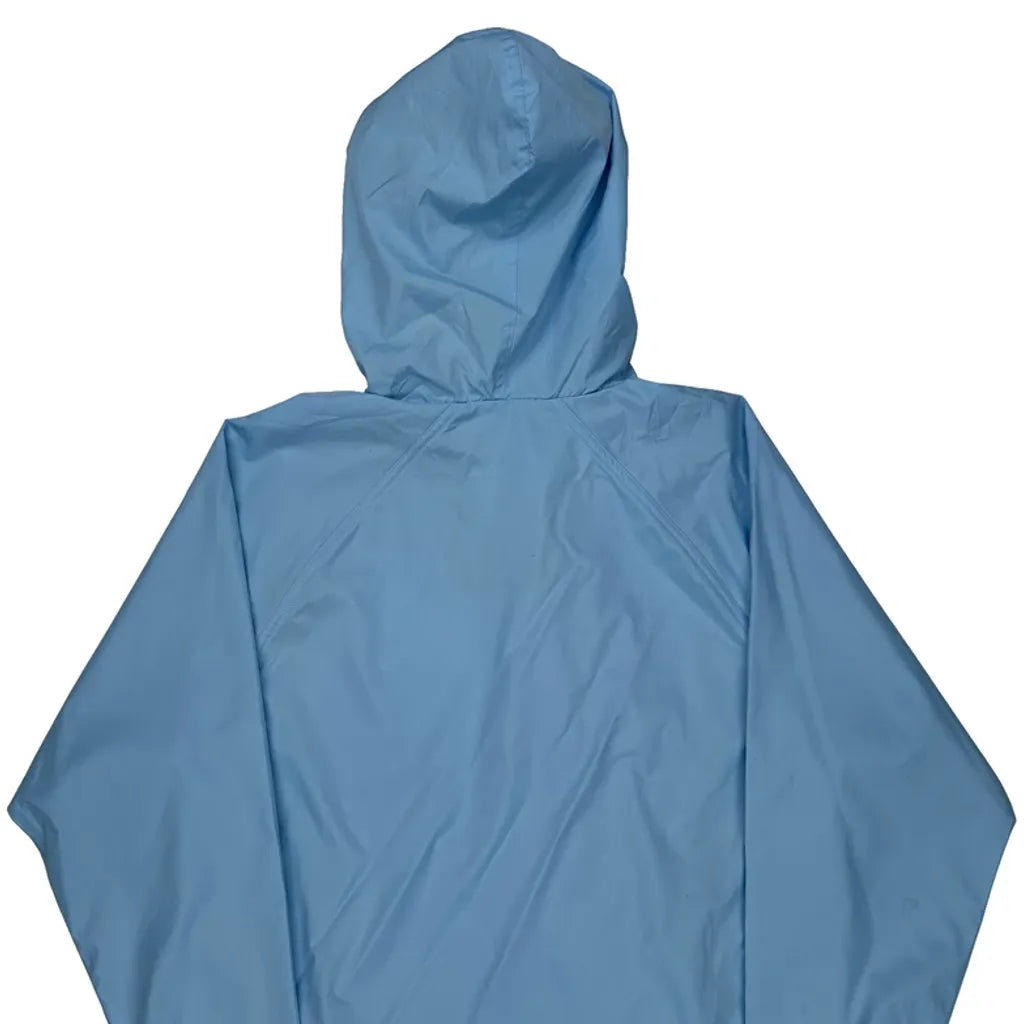 Reebok Windbreaker - Large Blue Polyester
