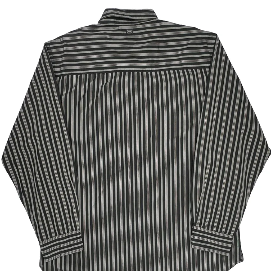 Ecko Unltd Striped Shirt - XL Black Cotton