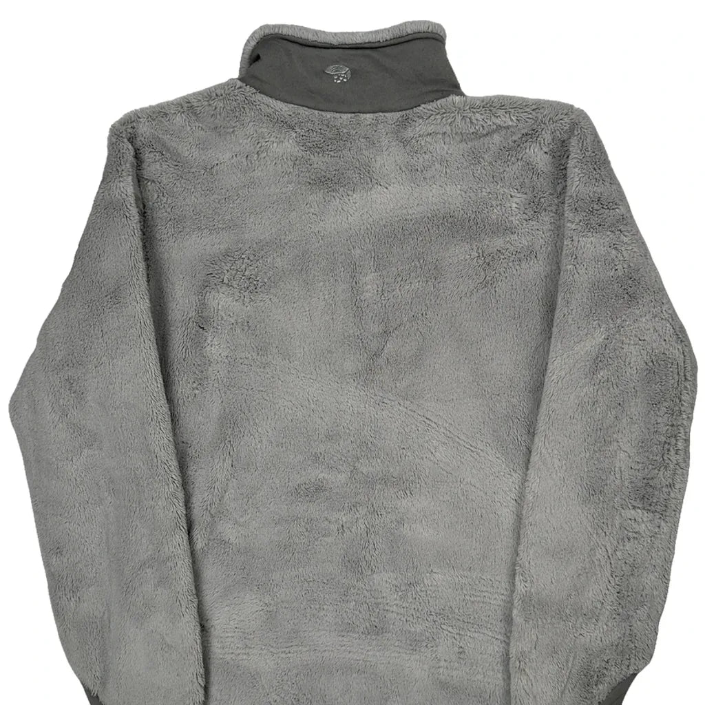 Mountain Hard Wear Fleece Jacket - Medium Gray Polyester