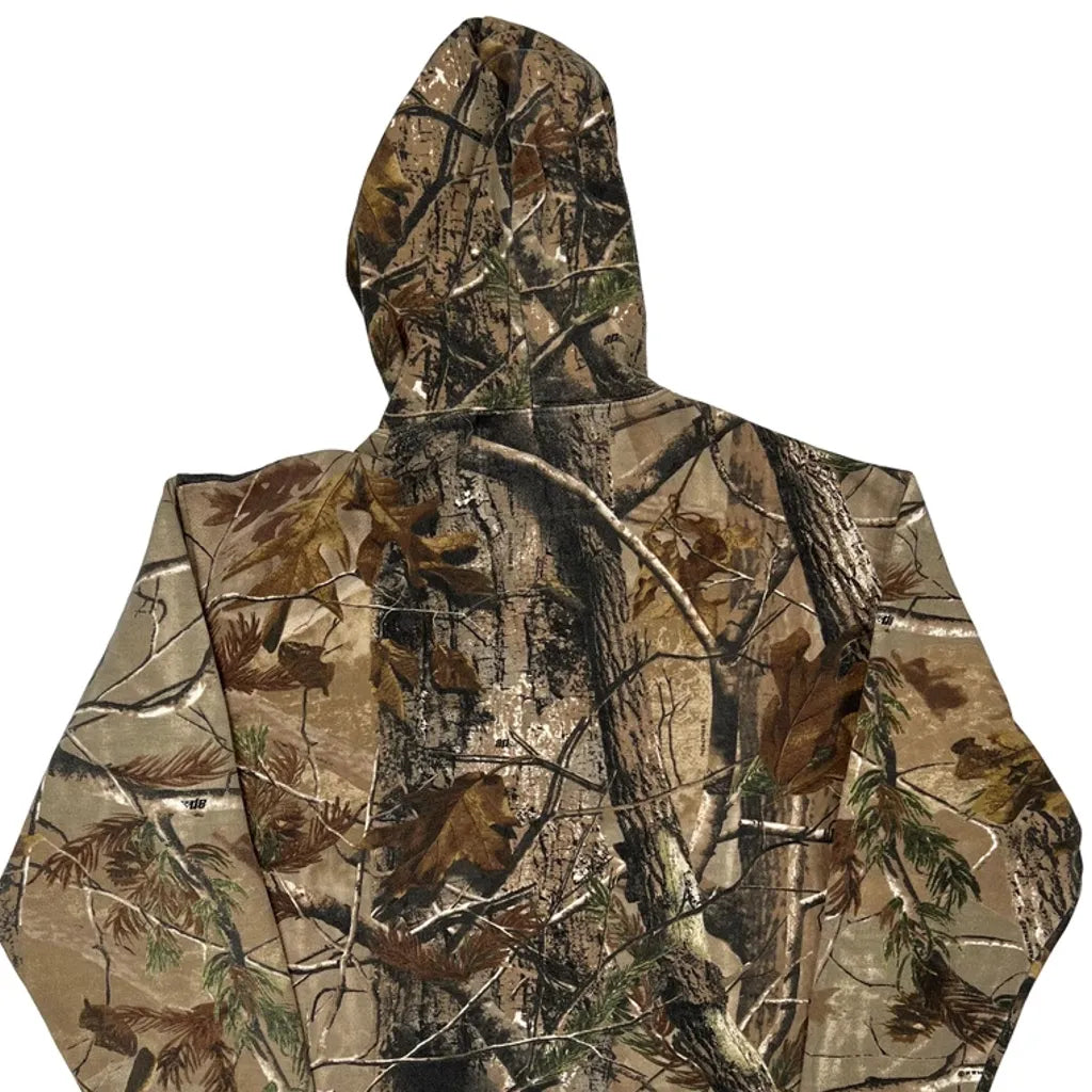 Realtree Camo Hoodie - Medium Brown Cotton Blend