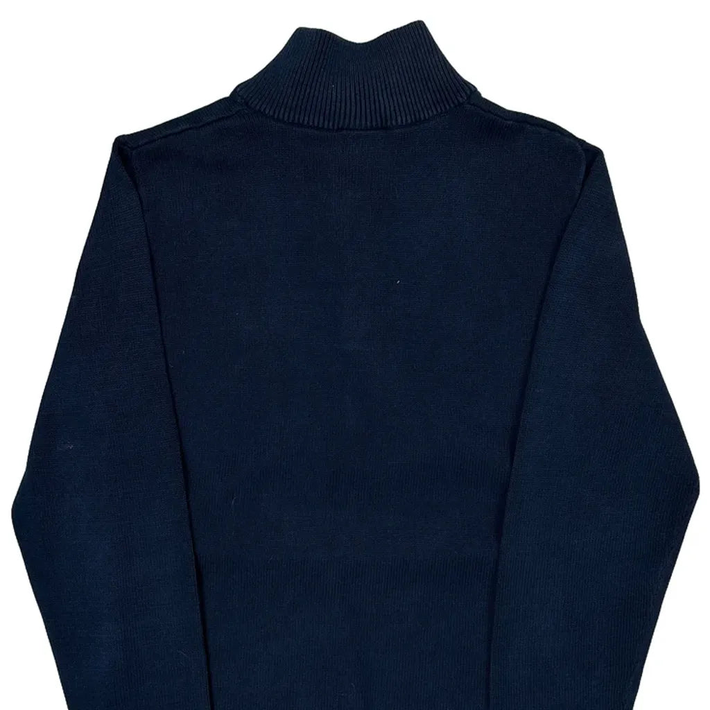 Lacoste Sweater - Medium Navy Cotton