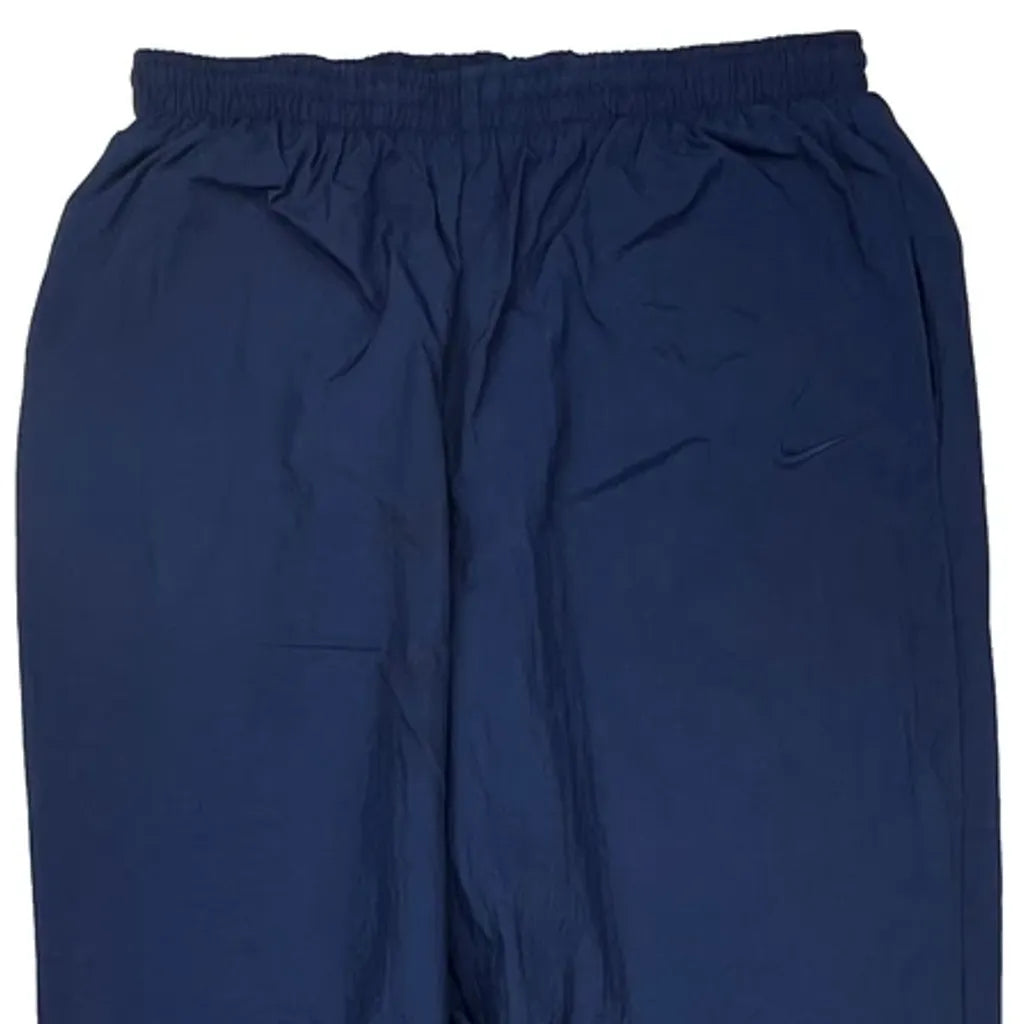 Nike Track Pants - Large Blue Polyester