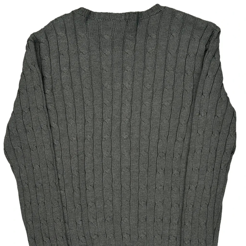 Polo By Ralph Lauren Sweater - Medium Gray Cotton