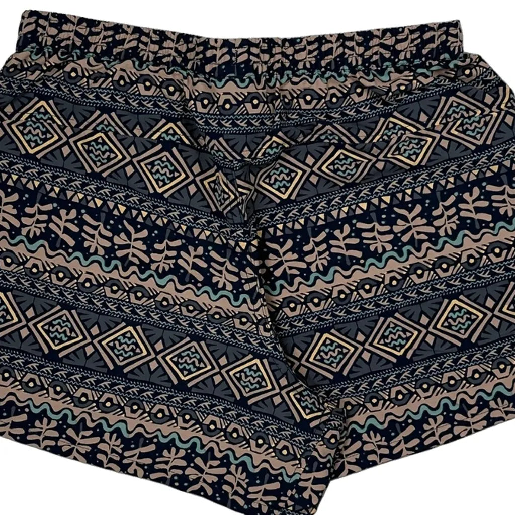 Patagonia Aztec Tennis Style Shorts - Small Multicoloured Polyester