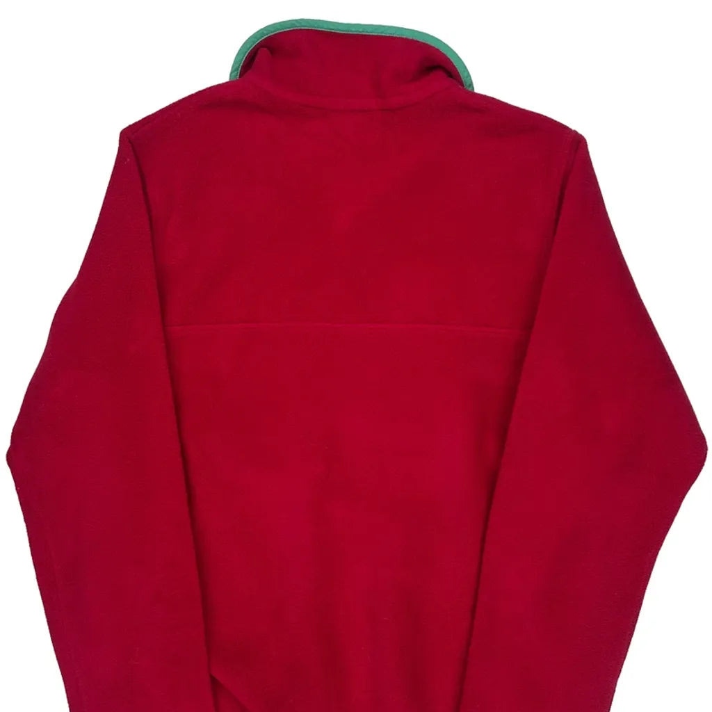 Synchilla Patagonia Snap T Fleece - Medium Red Polyester