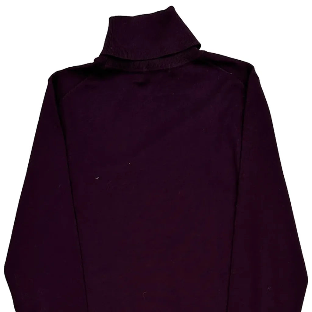 Ralph Lauren Roll Neck Sweater - Medium Purple Cotton