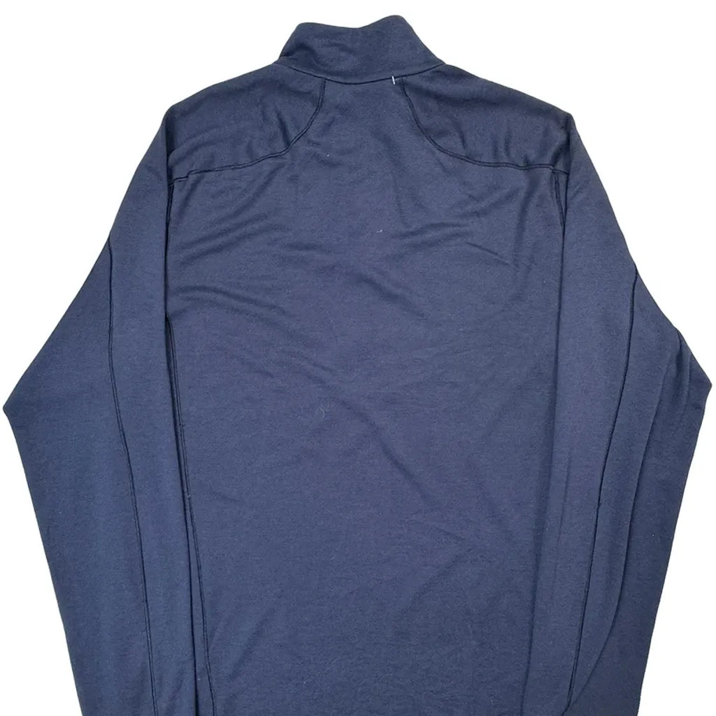 Patagonia 1/4 Zip - Large Blue Polyester