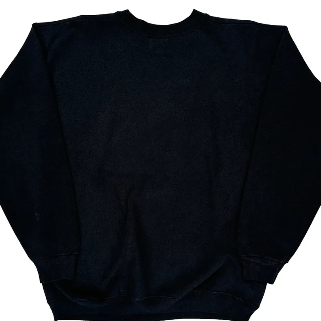 Goofy Character Disney Cartoon Sweatshirt - Medium Black Cotton Blend