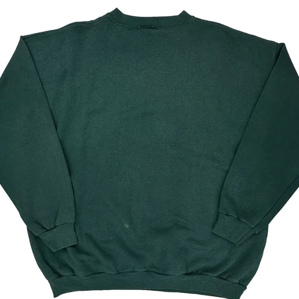 Tweety Bird Looney Tunes Sweatshirt - Large Green Cotton