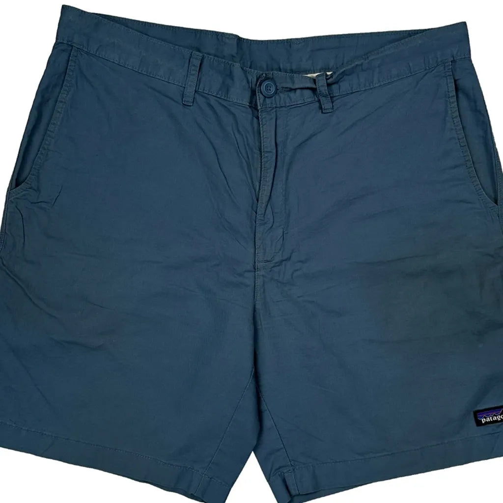 Patagonia Chino Shorts - 34W 6L Blue Cotton