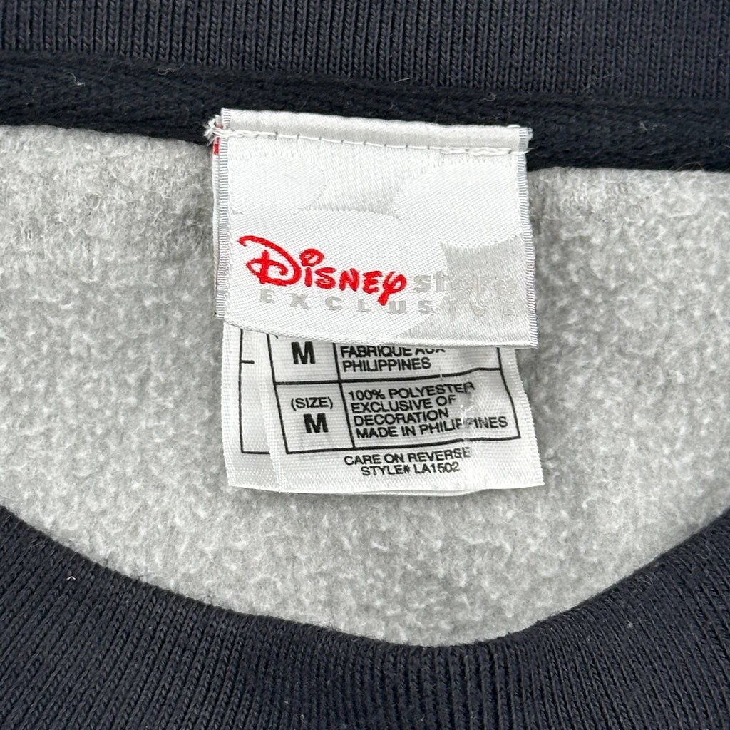 Mickey Mouse Disney Cartoon Long Sleeve T-Shirt - Medium Gray Polyester