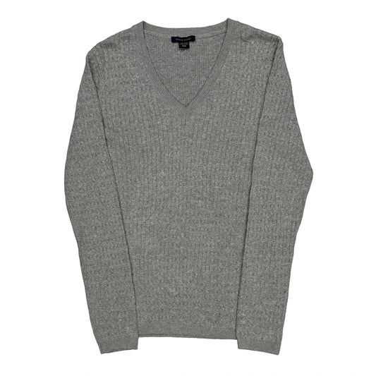 Tommy Hilfiger Sweater - Medium Gray Cotton Blend