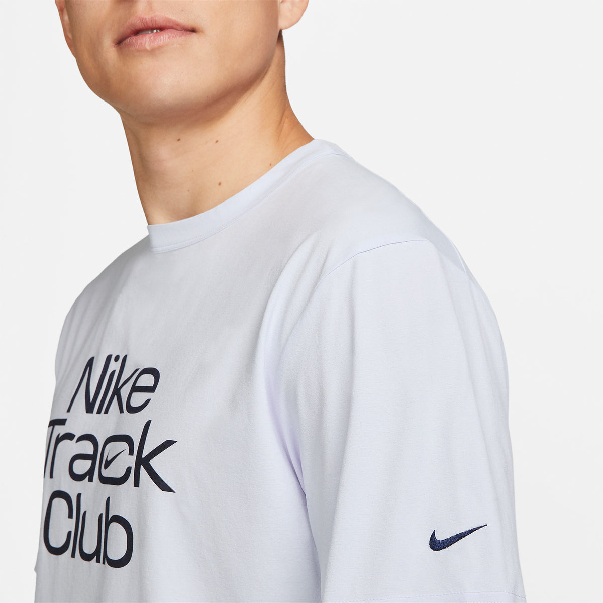 Nike Dri-FIT Hyverse Track Club Maglietta Footbal Grey/Midnight Navy