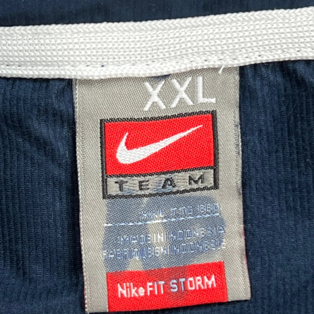 Football Team Logo Nike Football Track Jacket - 2XL Navy Polyester