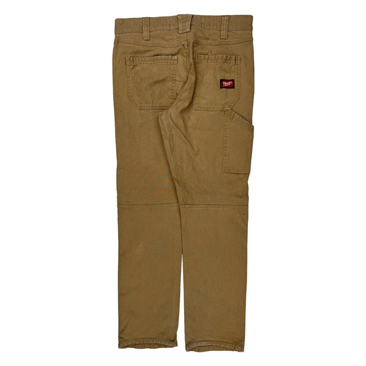Unbranded Carpenter Pants - 33W 32L Brown Cotton