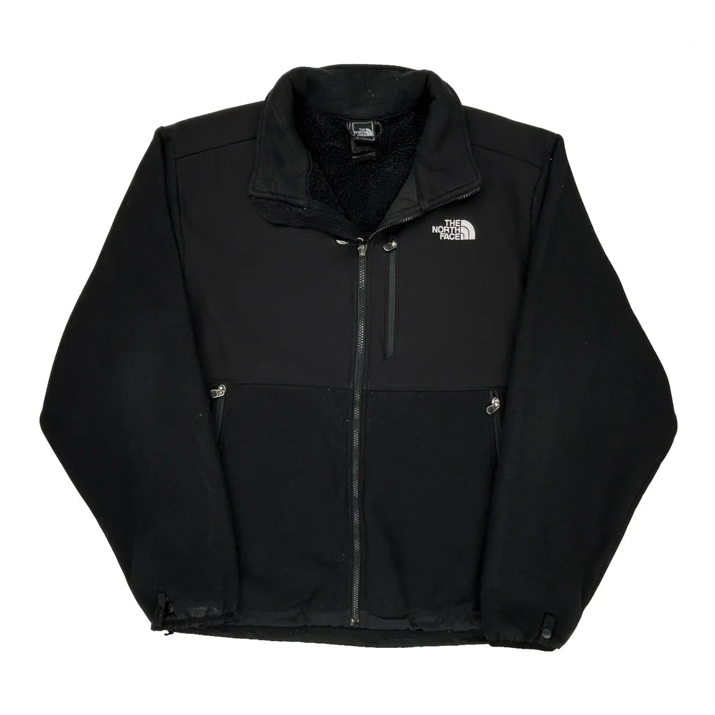 The North Face Denali Fleece Jacket - Large Black Polyester