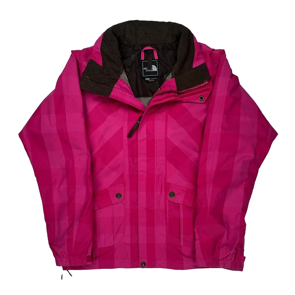 The North Face Checked Ski Jacket - Medium Pink Polyester