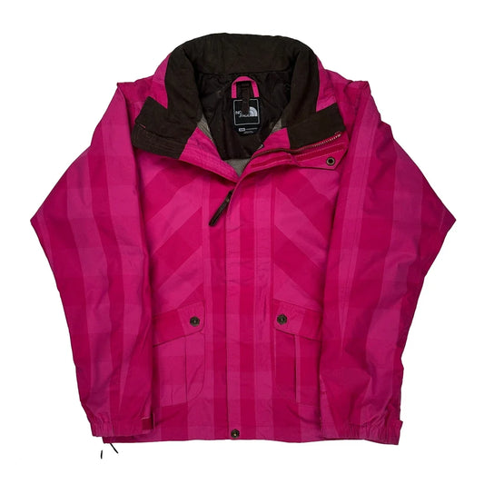 The North Face Checked Ski Jacket - Medium Pink Polyester