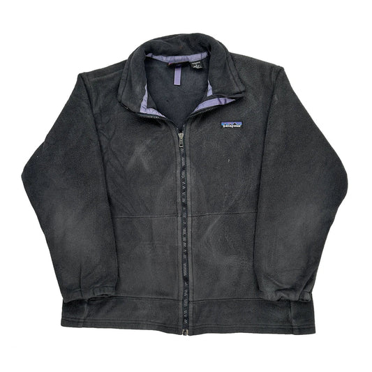 Patagonia Fleece Jacket - Large Black Polyester