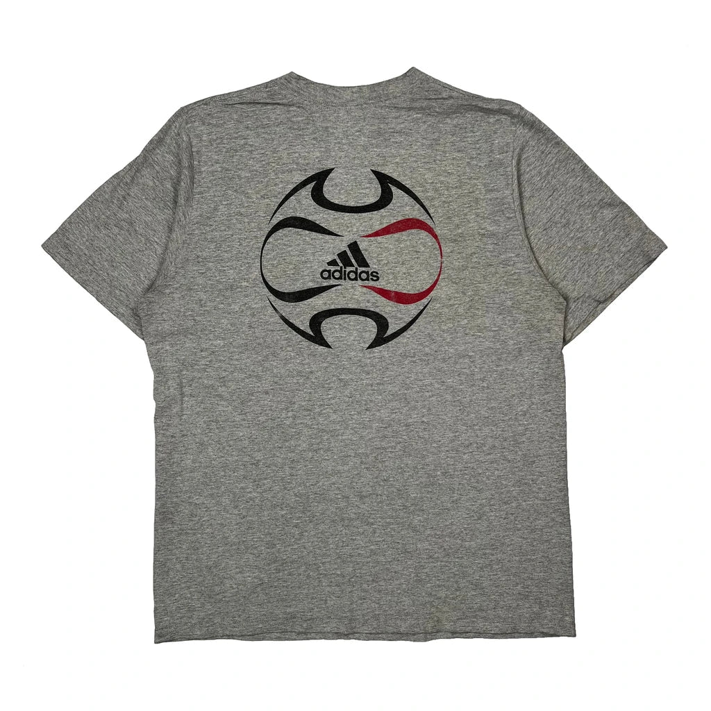 Coaches Showcase San Diego, Ca Adidas Graphic T-Shirt - XL Gray Cotton