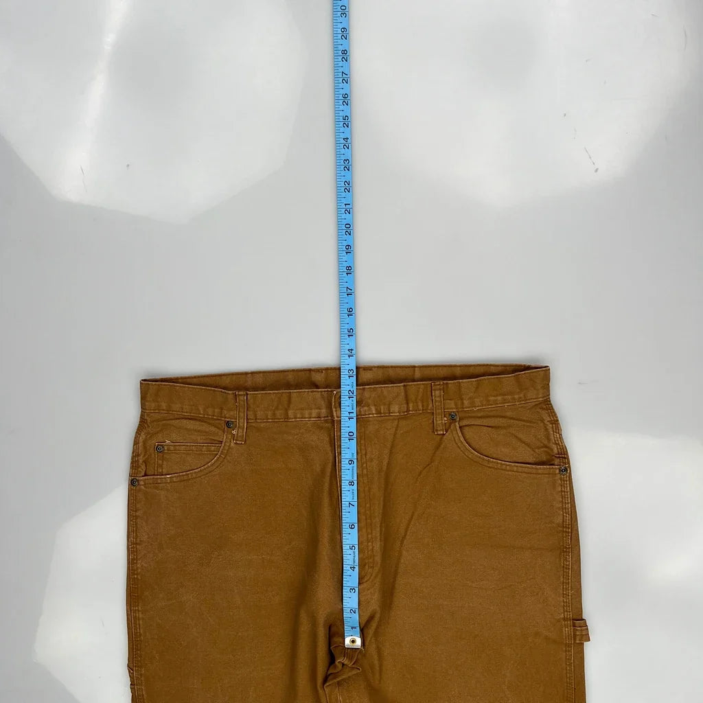 Dickies Carpenter Pants - 38W 32L Brown Cotton