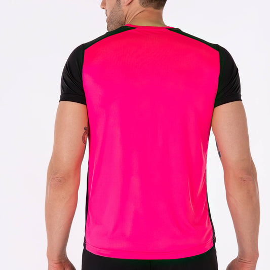 Joma Record II Maglietta Fluor Pink/Black
