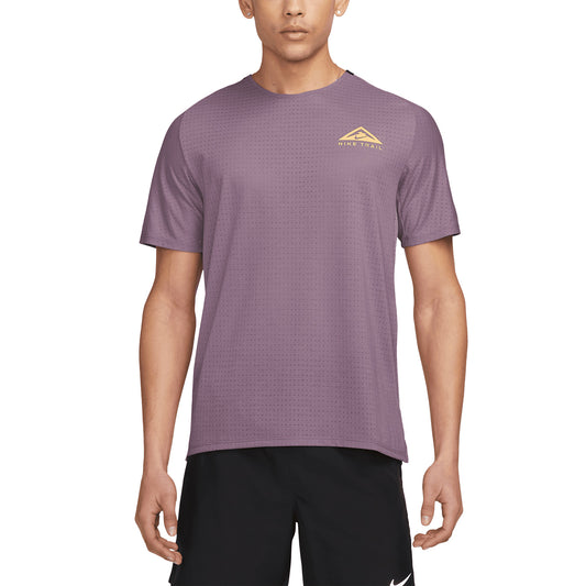 Nike Dri-FIT Solar Chase Maglietta Violet Dust/Melon Tint