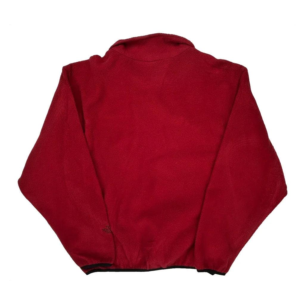 The North Face Fleece - Large Red Polyester