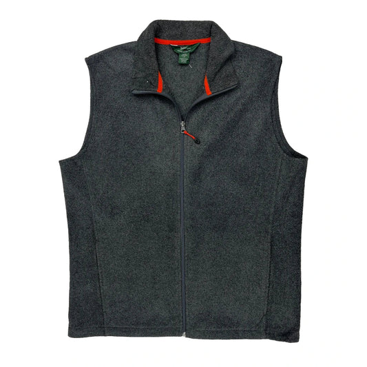 Woolrich Fleece Vest - Large Gray Polyester